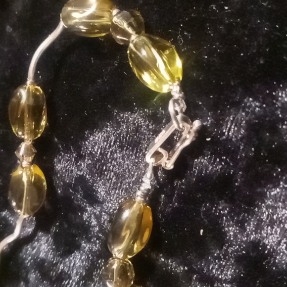 Vintage whiskey quarts & sterling silver necklace 950% silver & a unique clasp. - Picture 4 of 8